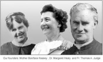 Mother Boniface, Margaret Healy, Fr. Judge.